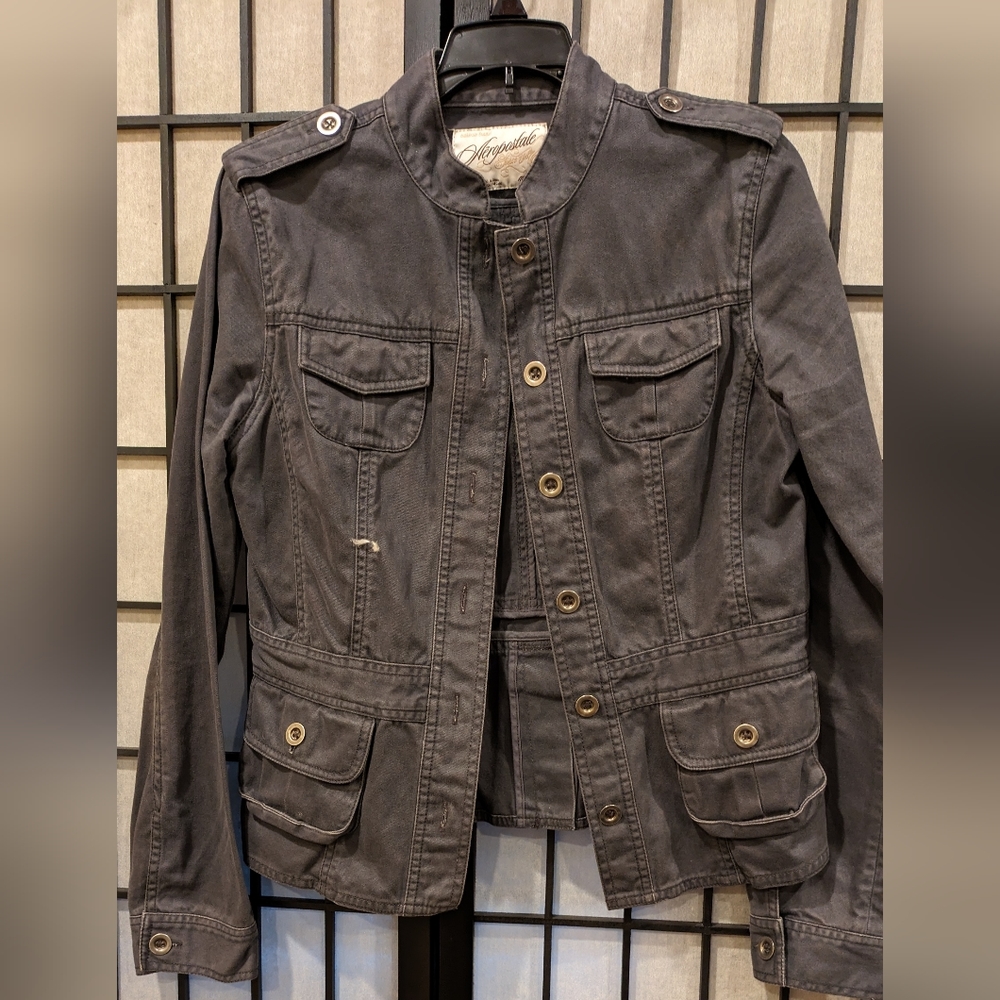 Gray Aeropostale heavy cotton jacket